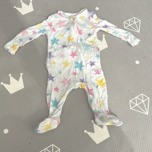 2 Way Ruffle Back Zipper Footie